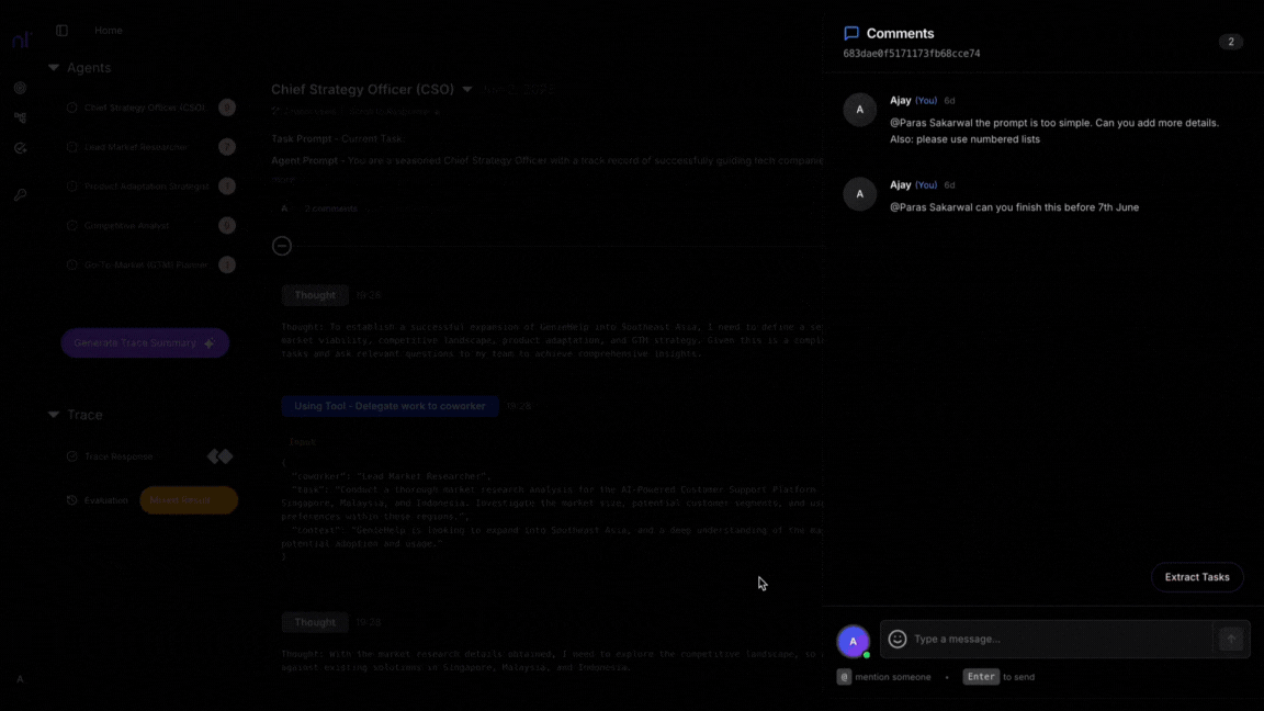 Comments Screenshot
